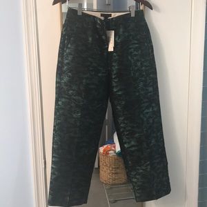 NWT J.CREW Holiday Crop Pants - Size 0